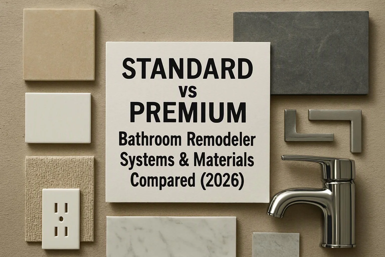 Standard vs Premium Bathroom remodeler Systems & Materials Compared (2026)