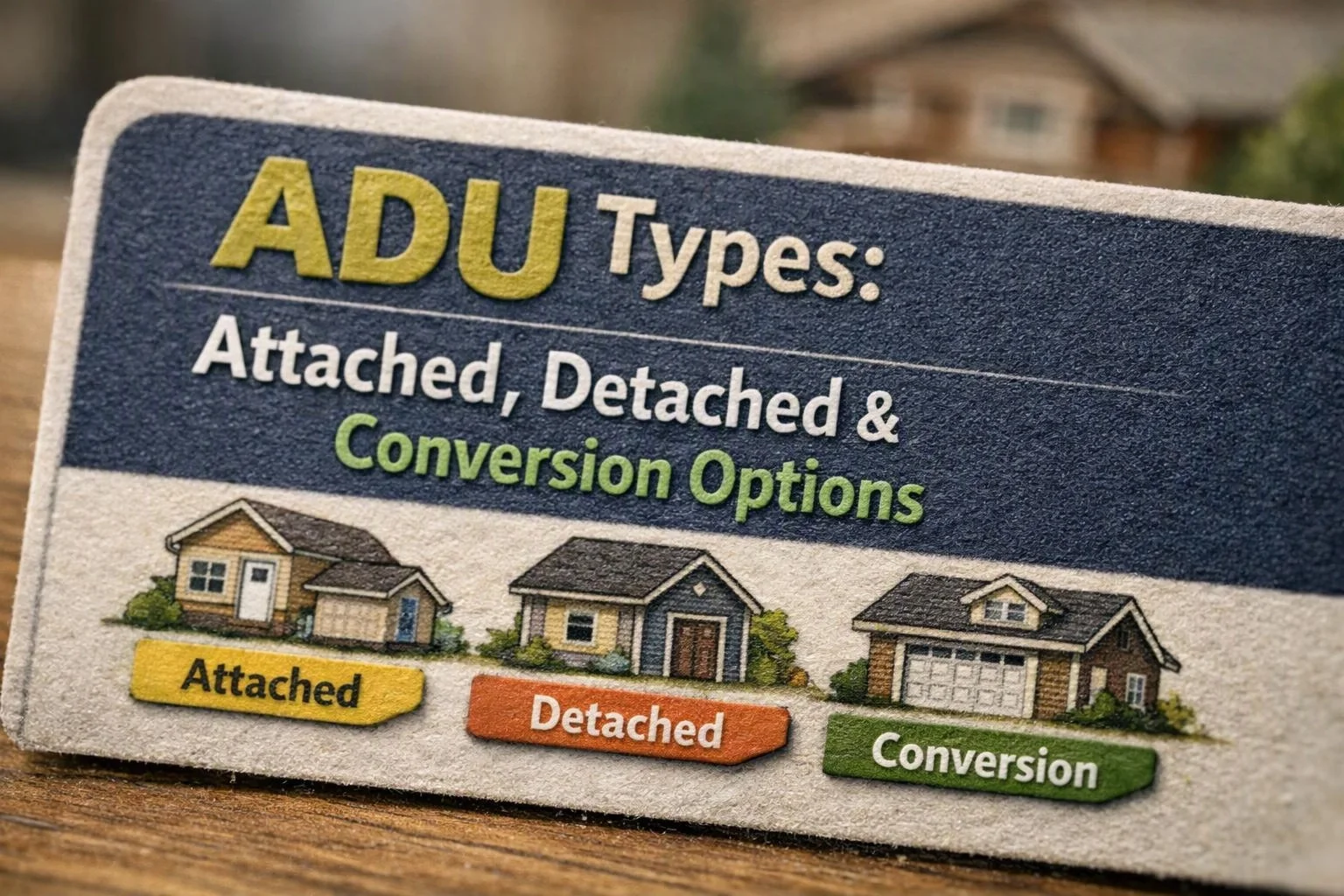 ADU Types: Attached, Detached, and Conversion Options