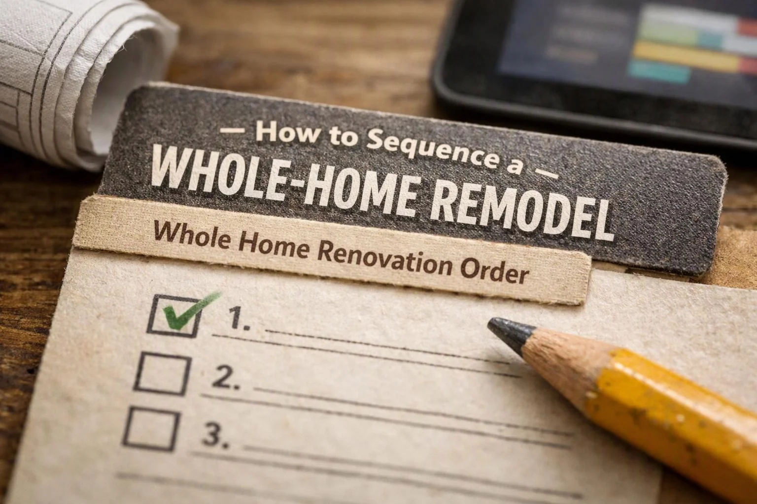 How to Sequence a Whole-Home Remodel