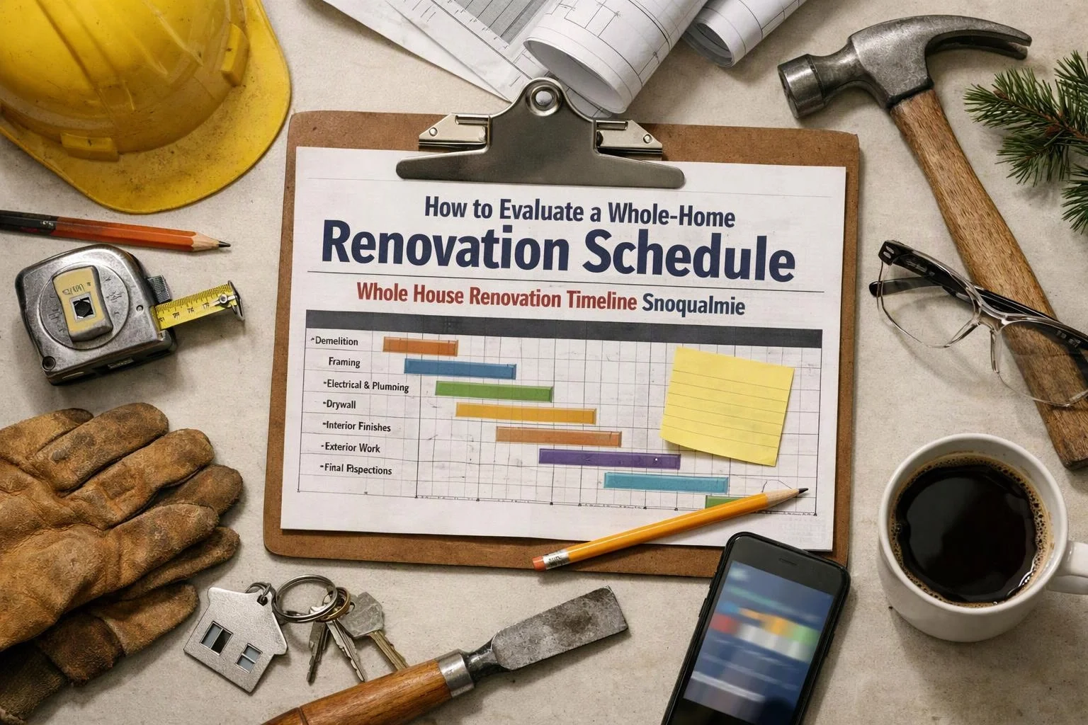 How to Evaluate a Whole-Home Renovation Schedule